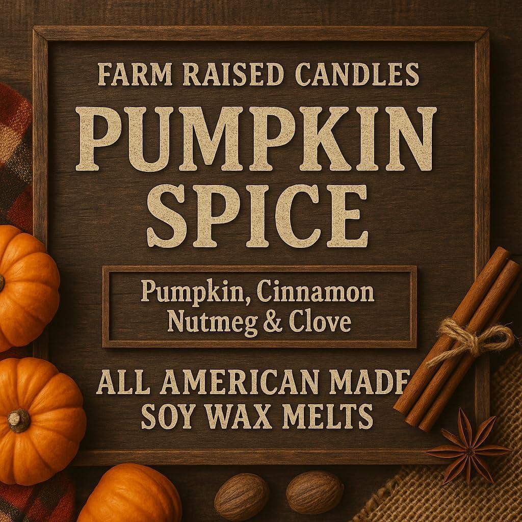 Ceritas de Cera de Soja Velas Criadas en Granja - 5 Aromas Otoñales - 454 g