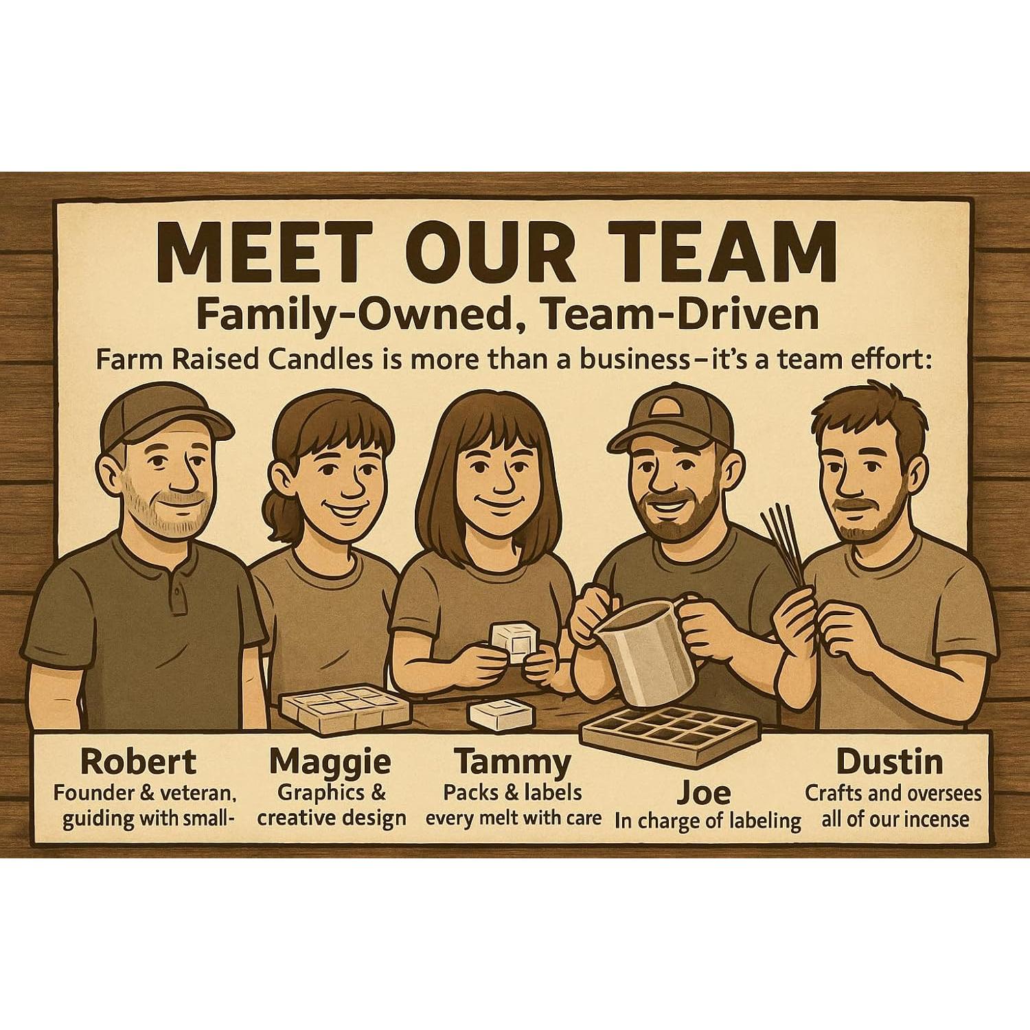 Ceritas de Cera de Soja Velas Criadas en Granja - 5 Aromas Otoñales - 454 g