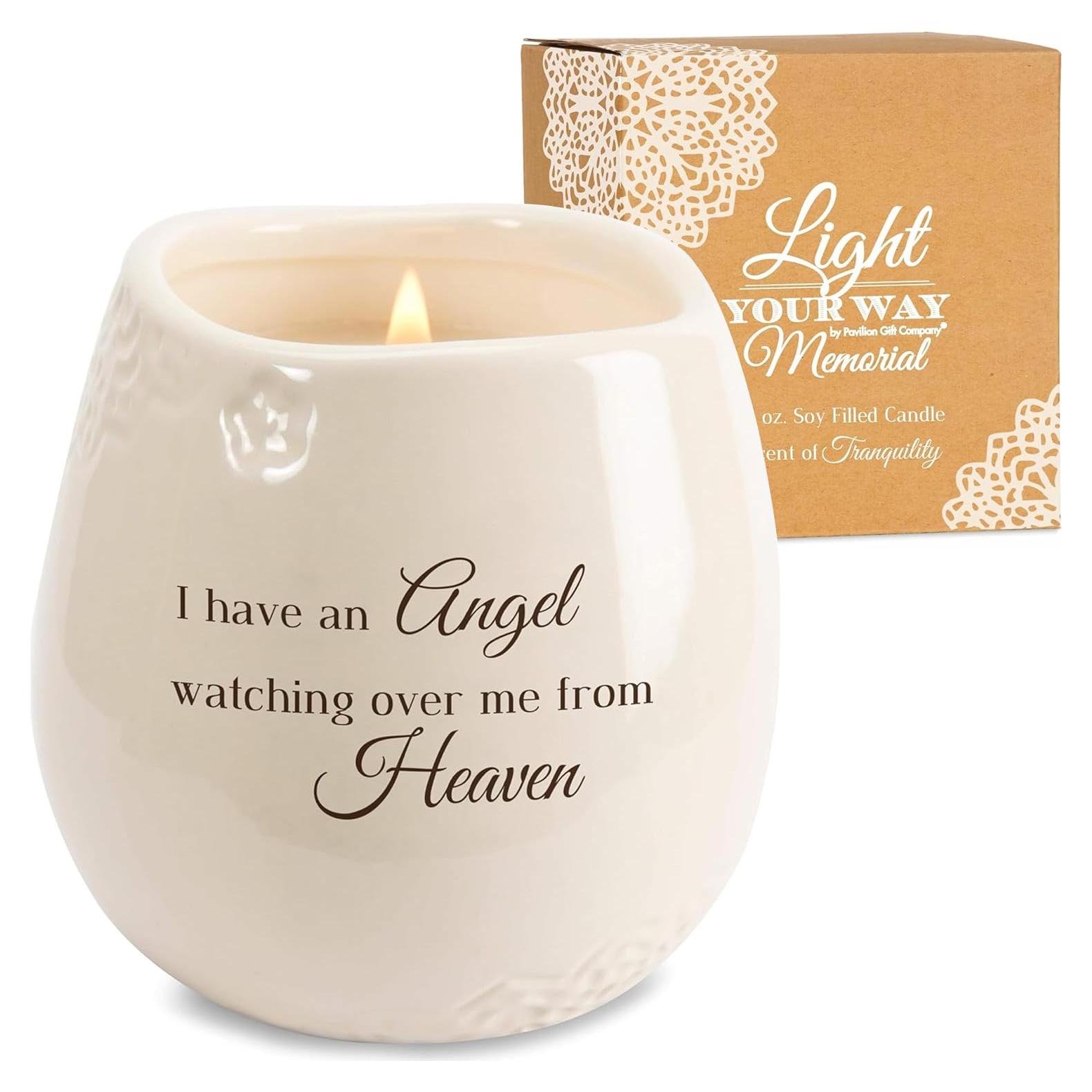 Vela Conmemorativa Pavilion Cielo 227g Cera de Soja Blanca