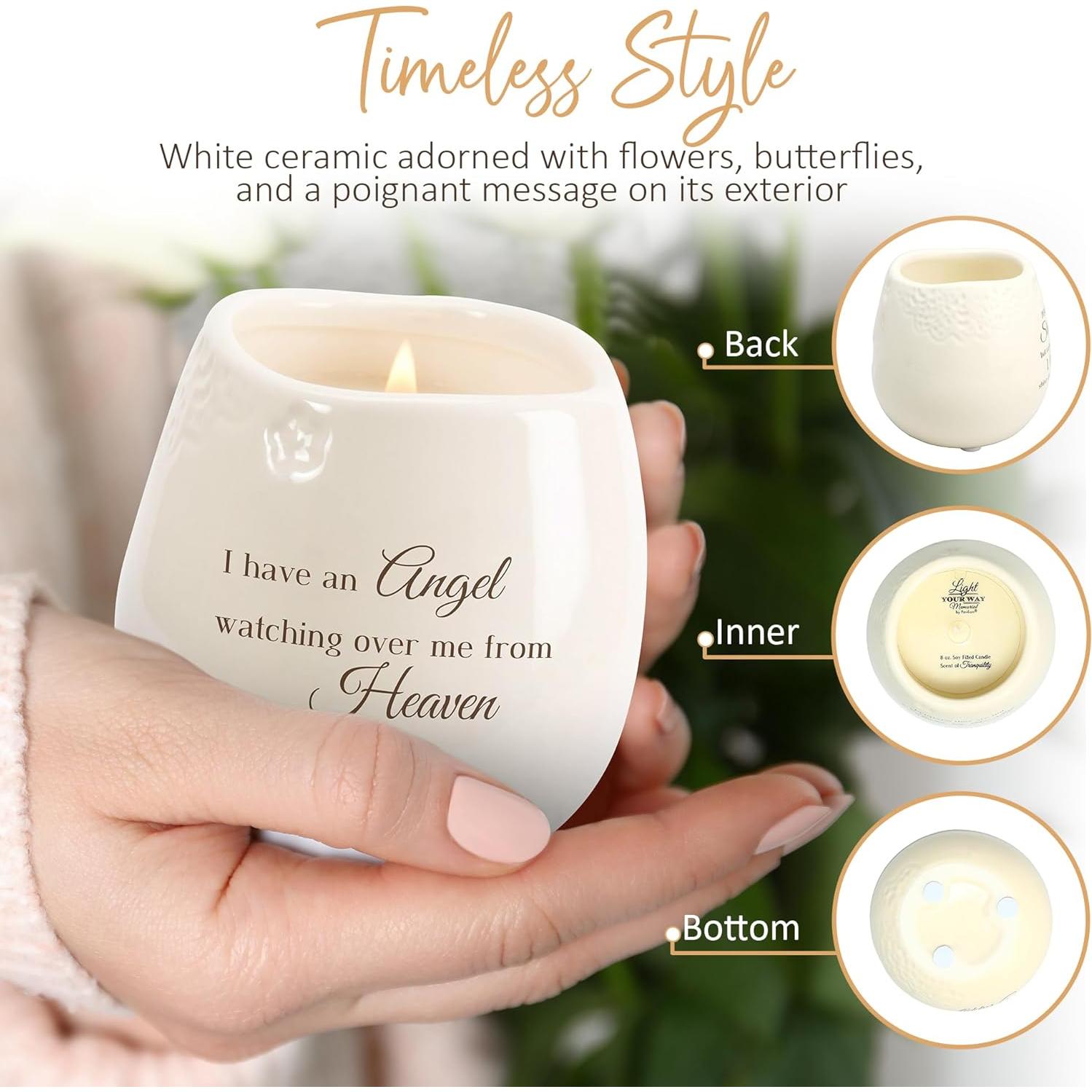 Vela Conmemorativa Pavilion Cielo 227g Cera de Soja Blanca