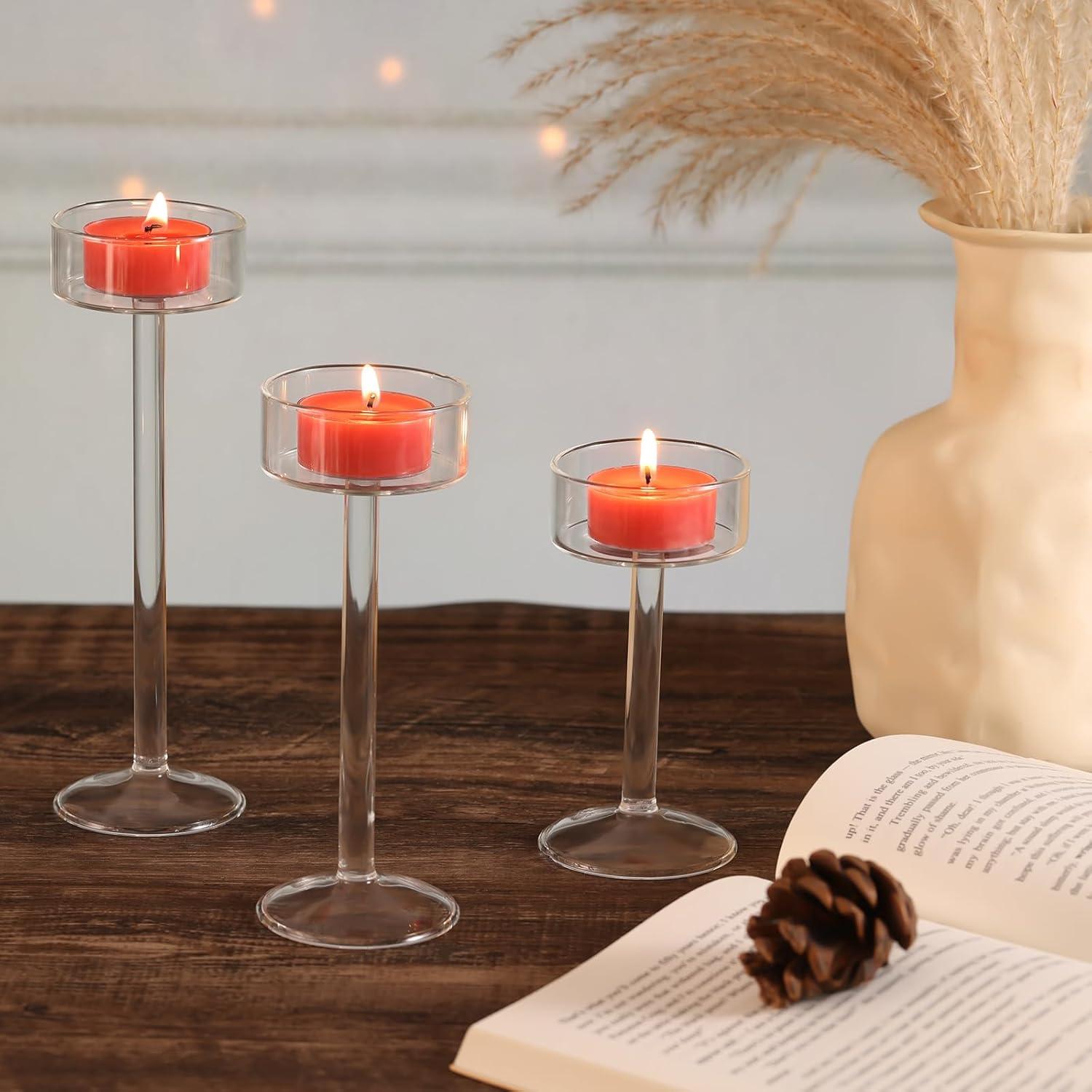 16 Velas de Té Aromatizadas Manzana Reisen - Cera de Soja 4h