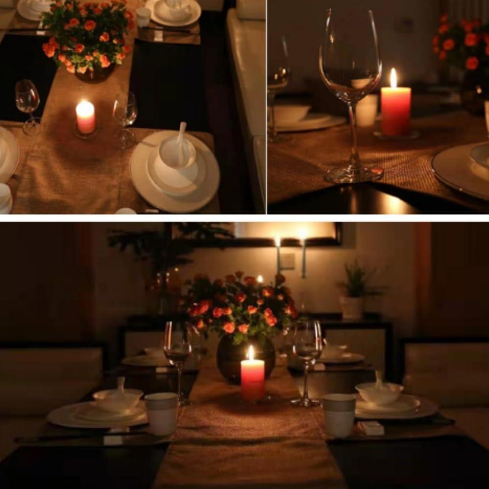 Paquete de 8 Velas Aromáticas de Pilar OUKEYI 5.08x7.62 cm