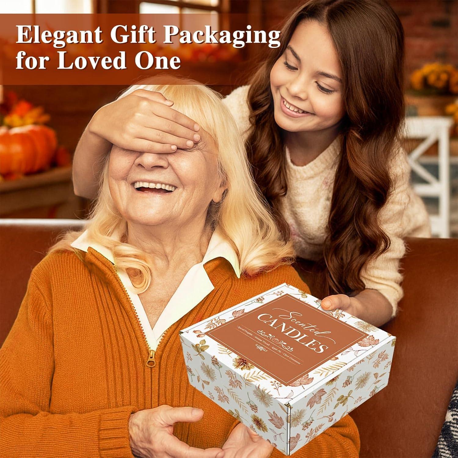 Juego de Velas Aromáticas de Otoño Lanpn - 4 Pack 1021g