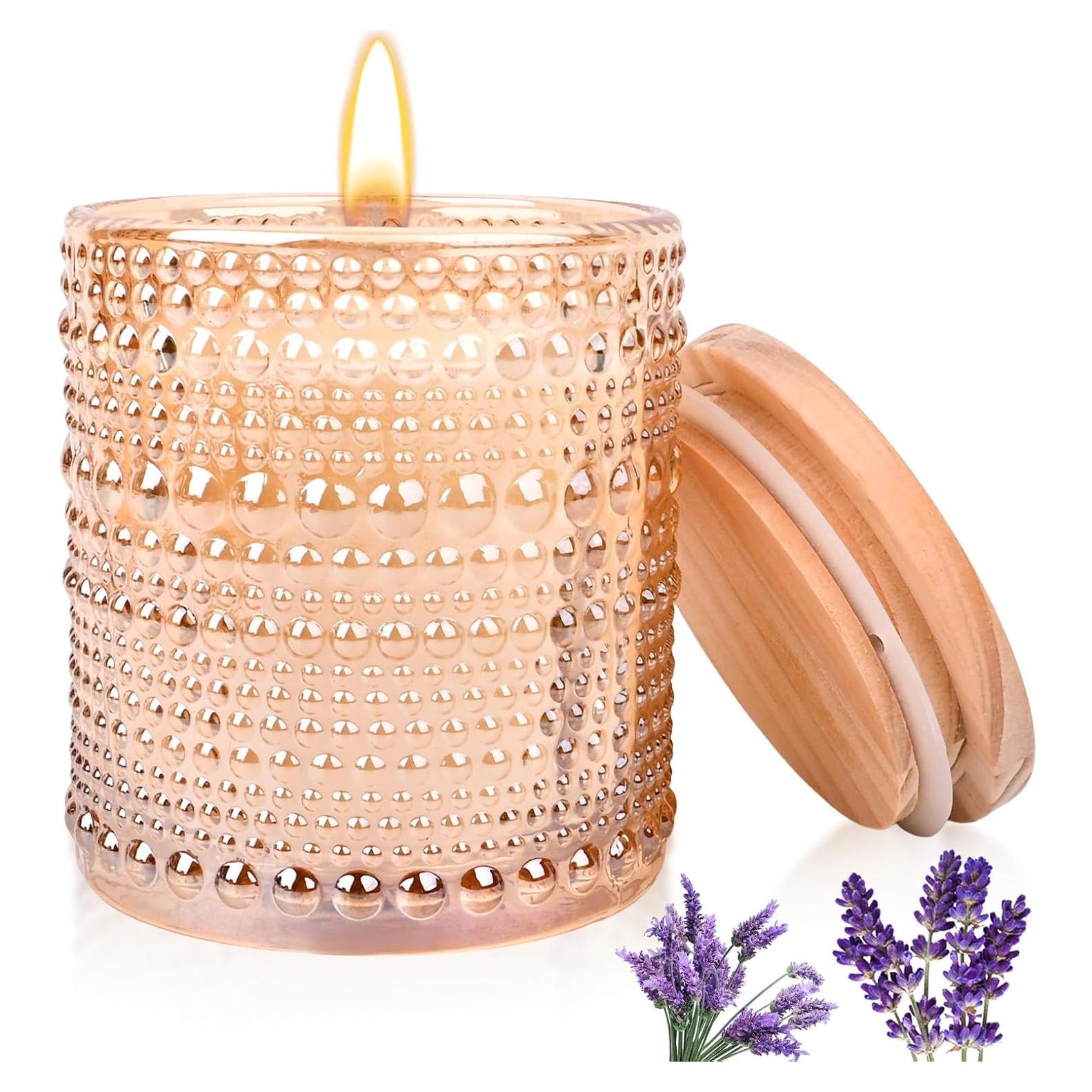 Vela Aromática de Lavanda Fragscen - Cera de Soja 170g