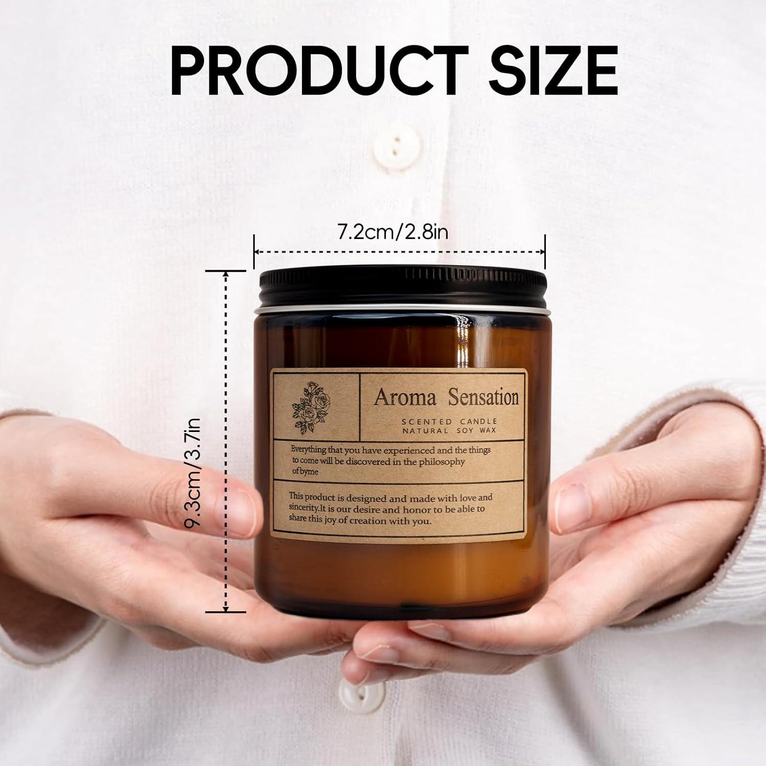 Vela Aromática de Lavanda Orgánica Arcasa 198g - Cera de Soja