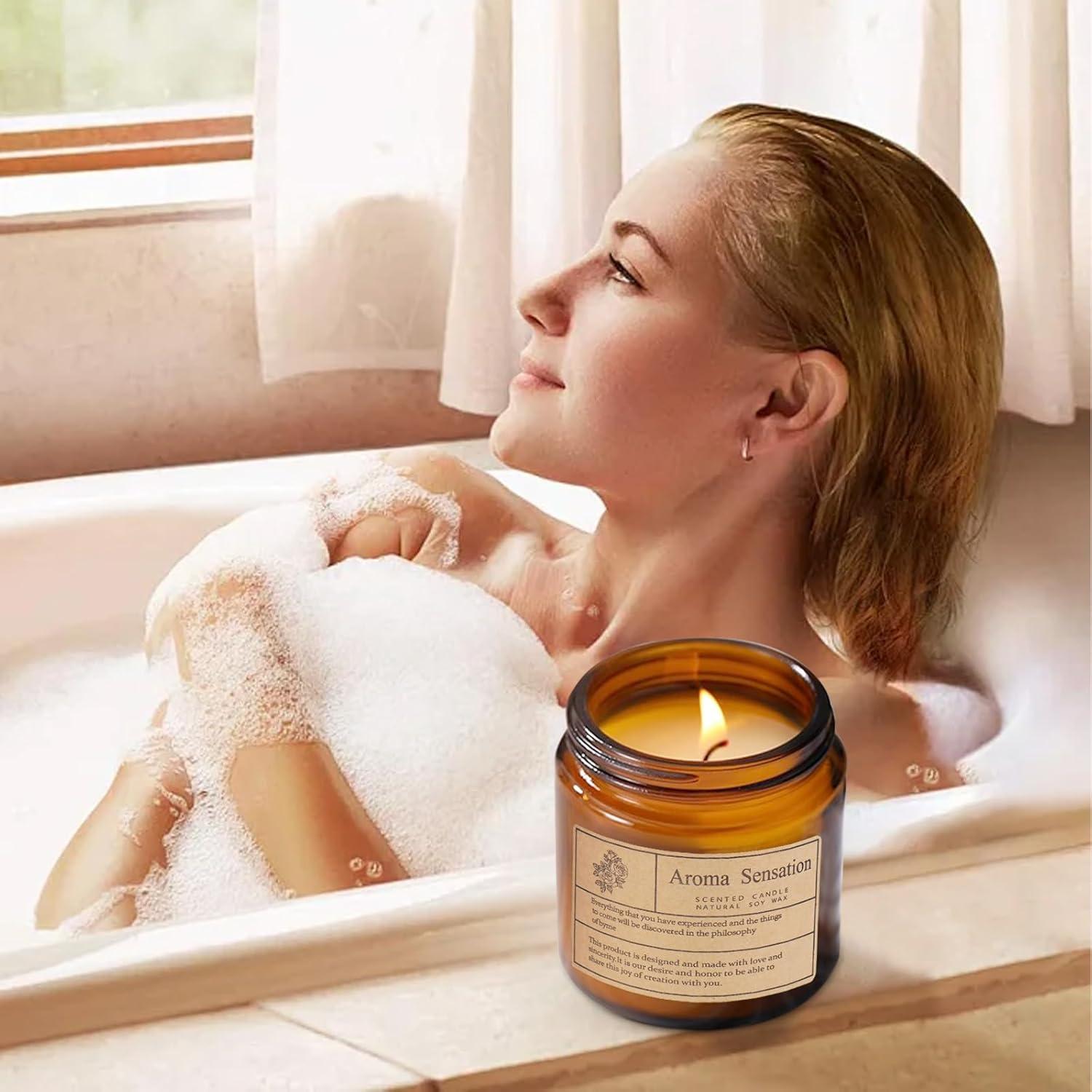 Vela Aromática de Lavanda Orgánica Arcasa 198g - Cera de Soja