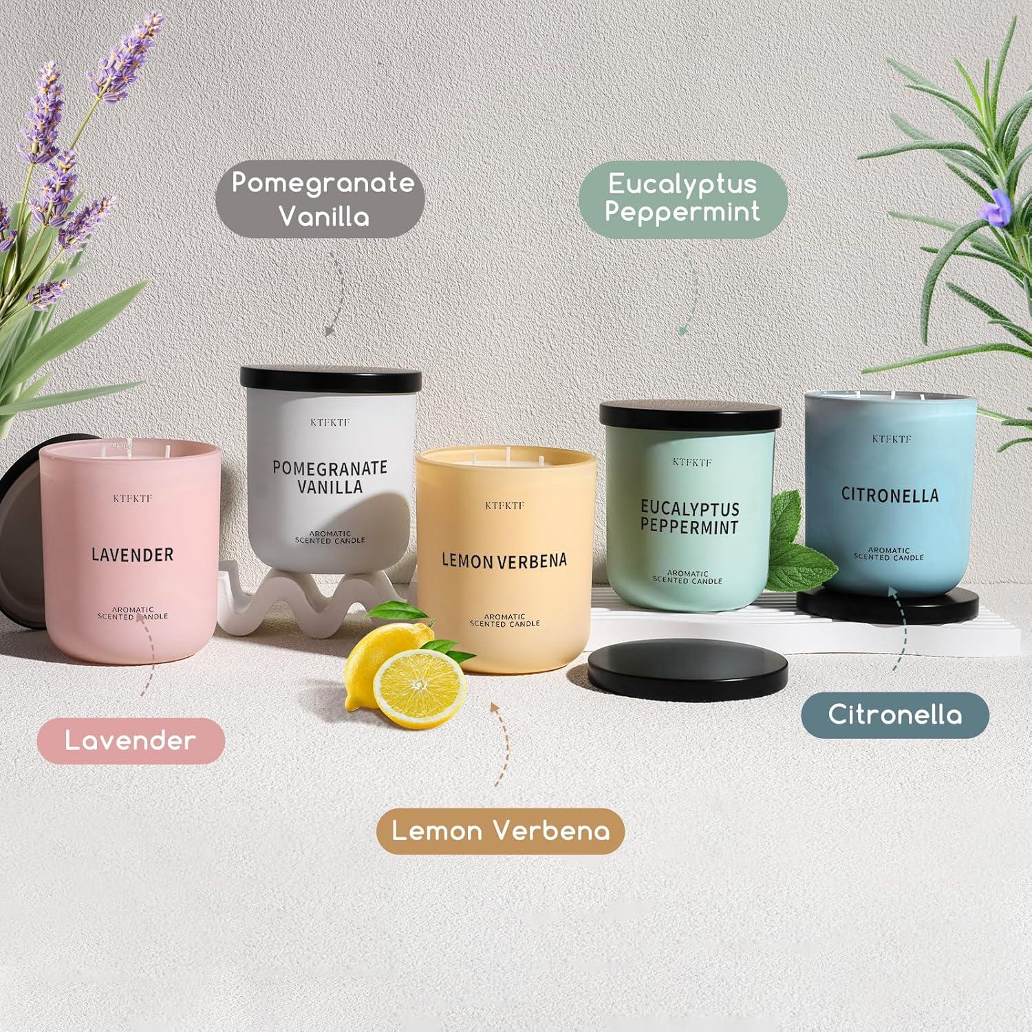 Vela Aromática KTFKTF Verbena de Limón 402.6g 80H