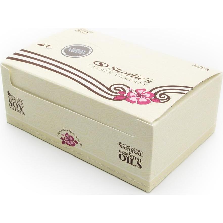 Velas Votivas de Soja Shortie's - Twist de Limón y Arándano - 6 Recargas