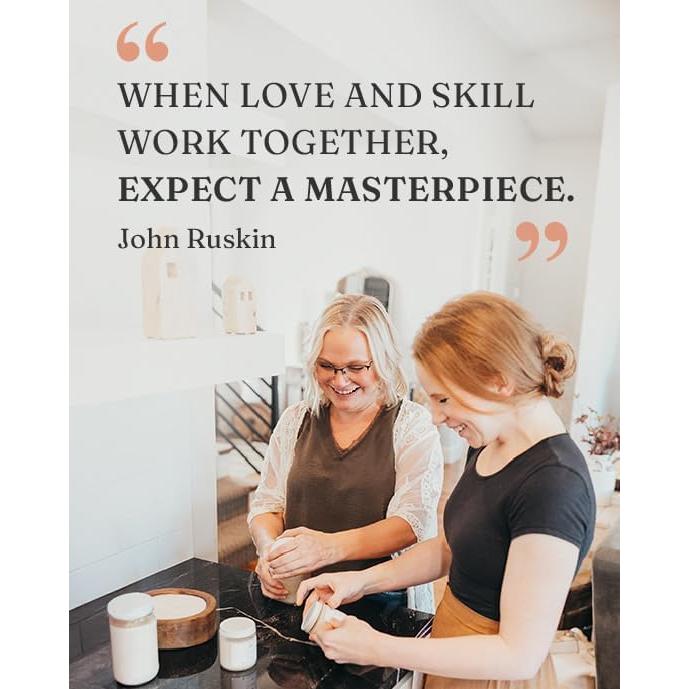 Vela Aromática de Cera de Soja The Dancing Wick 311g Pasteles de Almendra