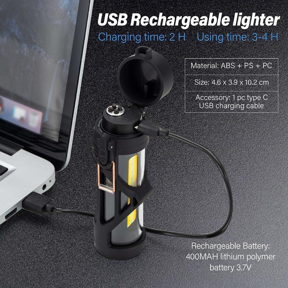 Encendedor Eléctrico KALIMO 2-en-1 a Prueba de Viento y Agua