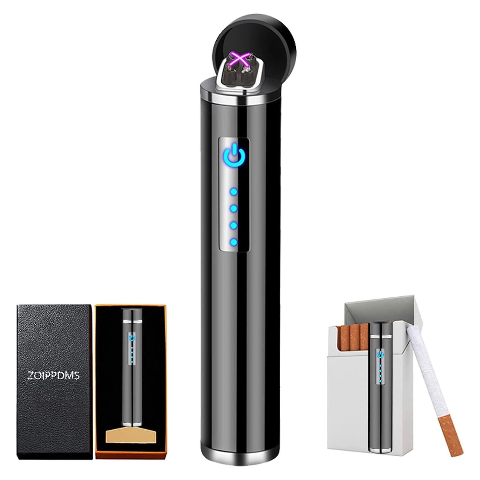 Encendedor Electrónico Recargable ZOIPPDMS HT79 Negro USB