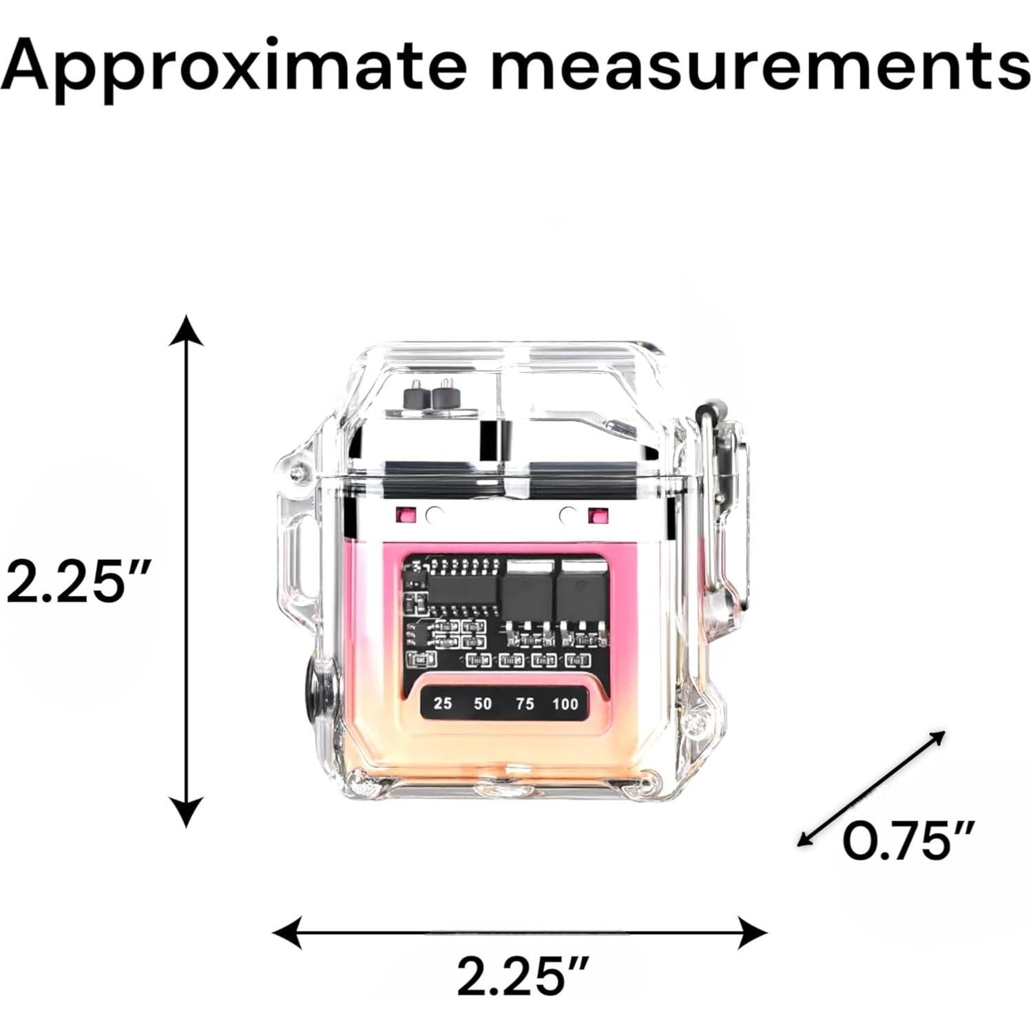 Encendedor Eléctrico Doble Arco NIVEK Recargable Impermeable