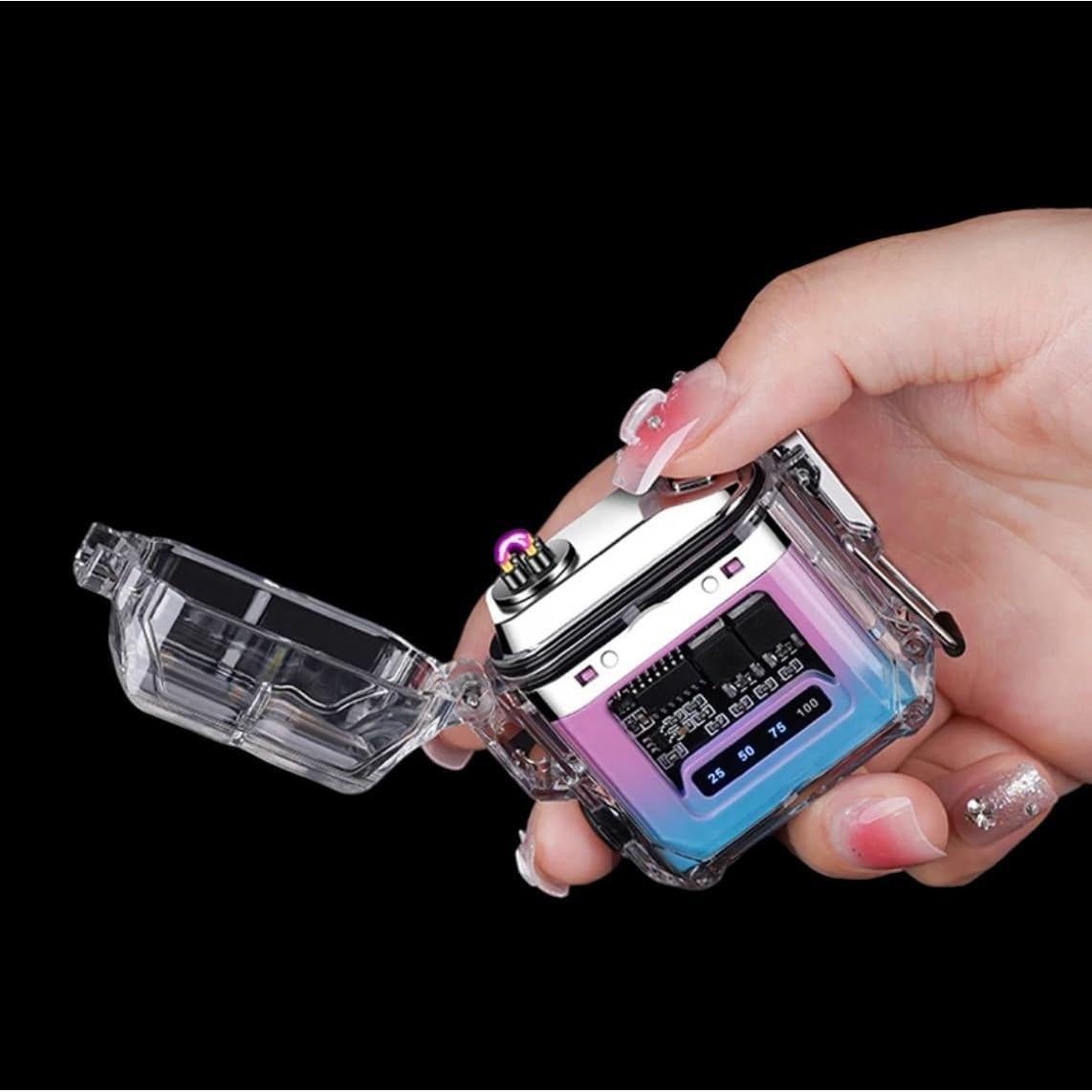 Encendedor Eléctrico Doble Arco NIVEK Recargable Impermeable