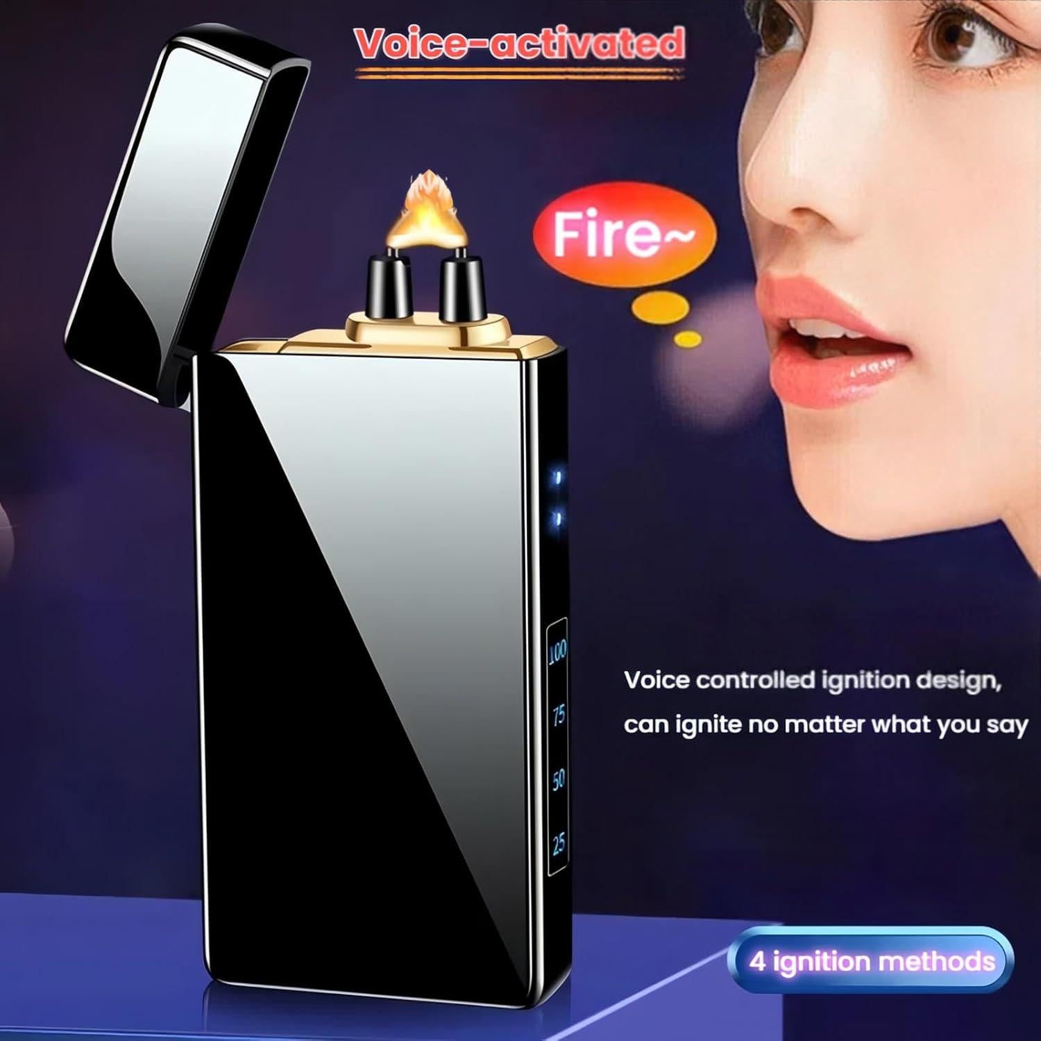 Encendedor Eléctrico NINSI NS-EL2306 USB Recargable a Prueba de Viento