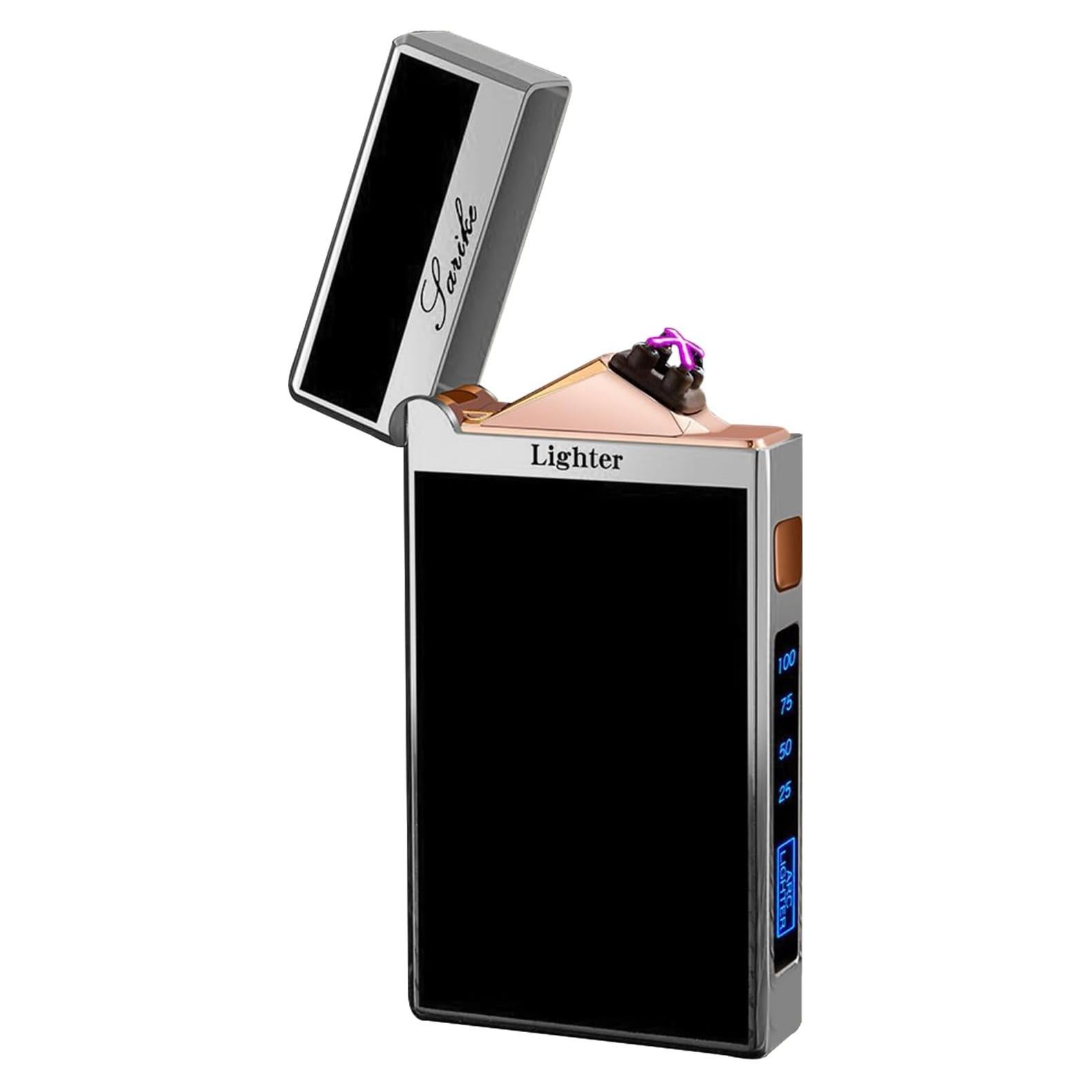 Encendedor Eléctrico BABOBIU Doble Plasma USB a Prueba de Viento