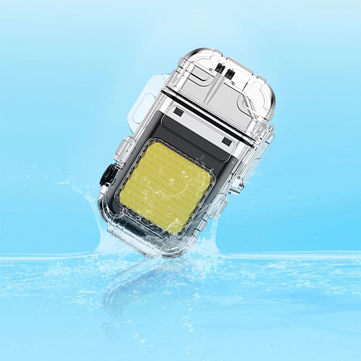 Encendedor Eléctrico Recargable COZYLIFE con Linterna LED Negro