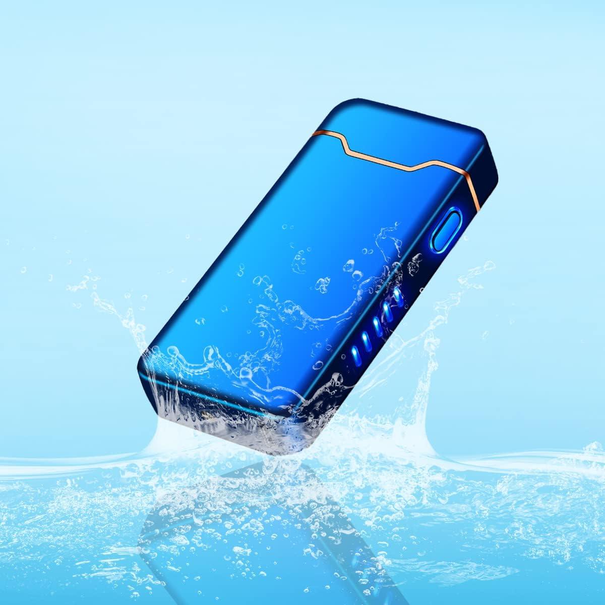 Encendedor Eléctrico COZYLIFE Azul Recargable USB a Prueba de Viento