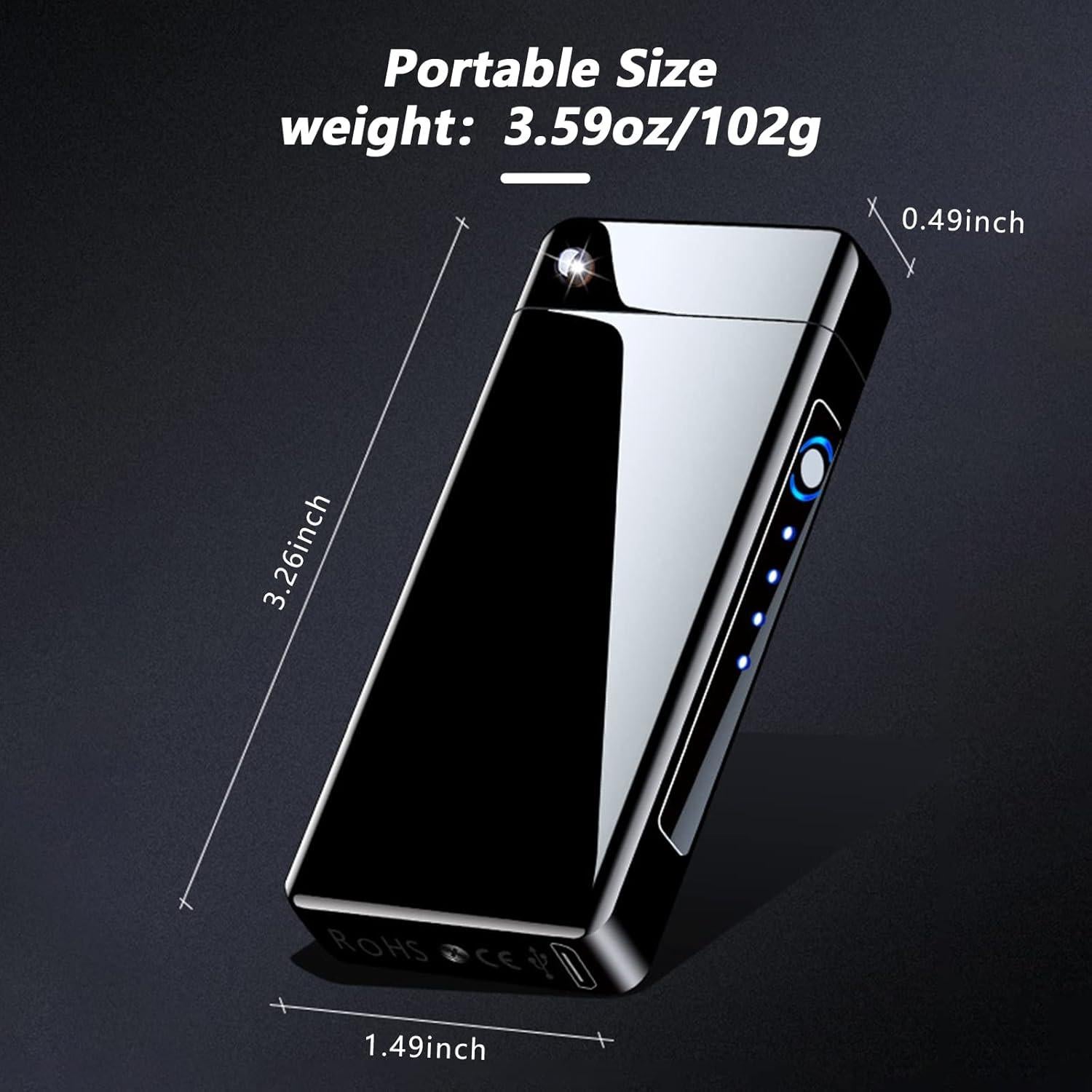 Encendedor Eléctrico Recargable BABOBIU Plasma a Prueba de Viento