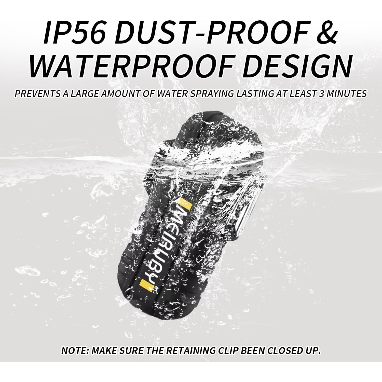 Encendedor Eléctrico MEIRUBY a Prueba de Viento Negro