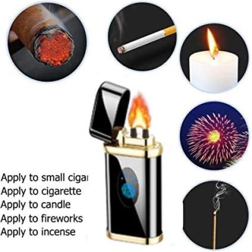 Encendedor Eléctrico de Plasma LINGANG USB Recargable Azul