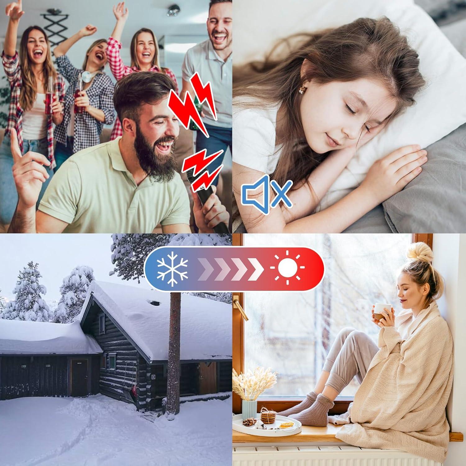 Cepillo de Barrido para Puerta Funnytek 99 cm Aislante Acústico