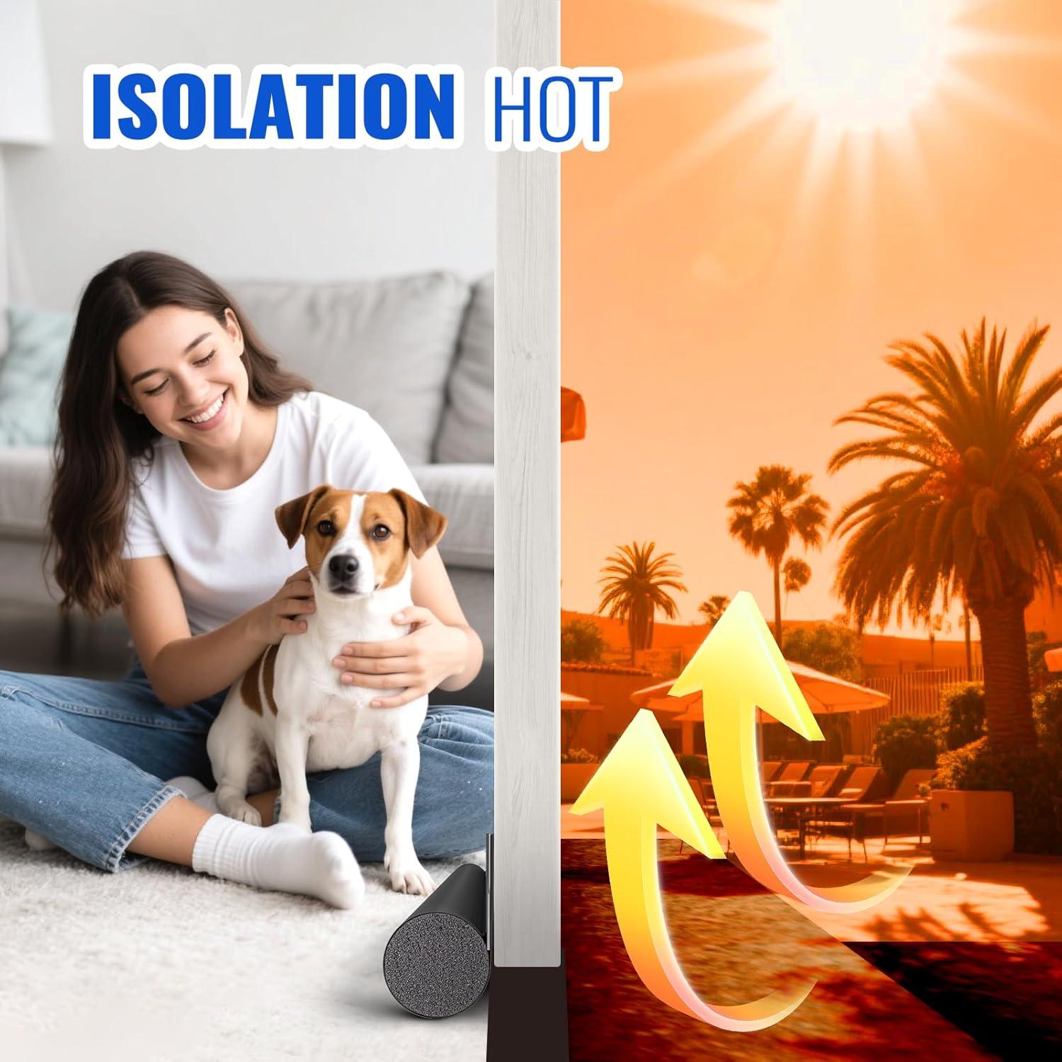 Detenedor de Corrientes de Aire OSAMEDA 91.44 cm Negro