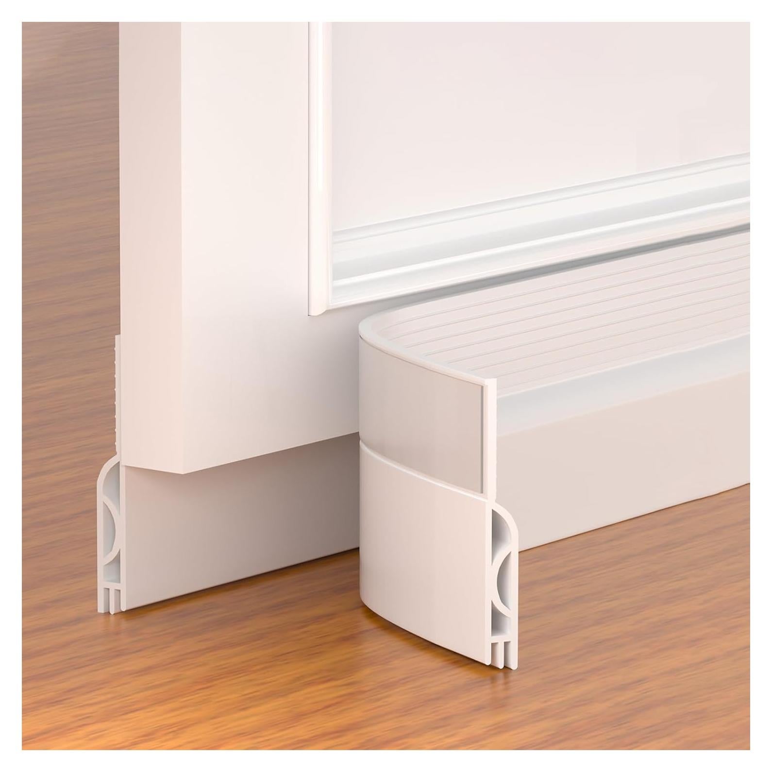 Detenedor de Corrientes de Aire Pundin 198cm Silicona Blanco