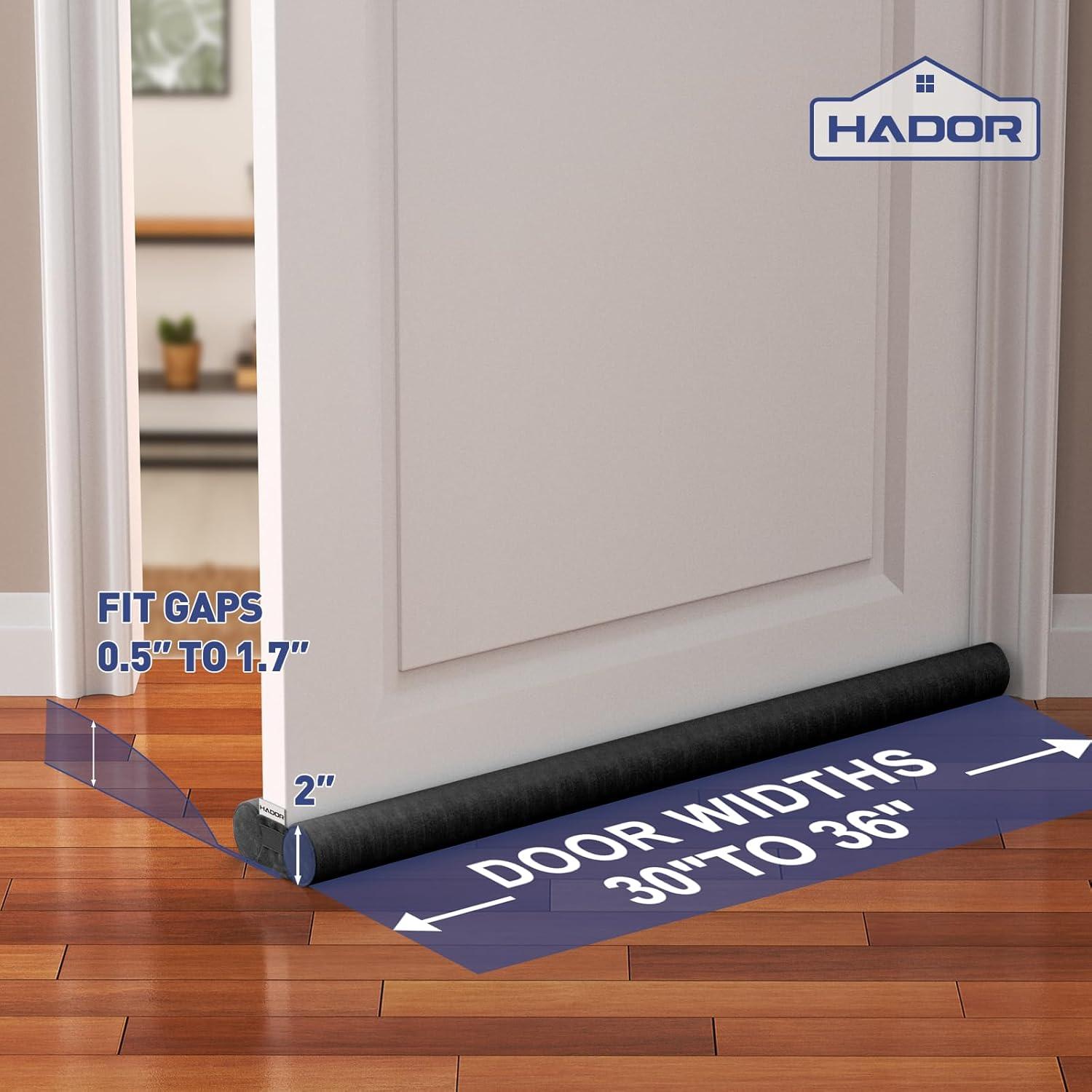 Detenedor de Corrientes de Aire HADOR 91.4 cm Negro Aislante