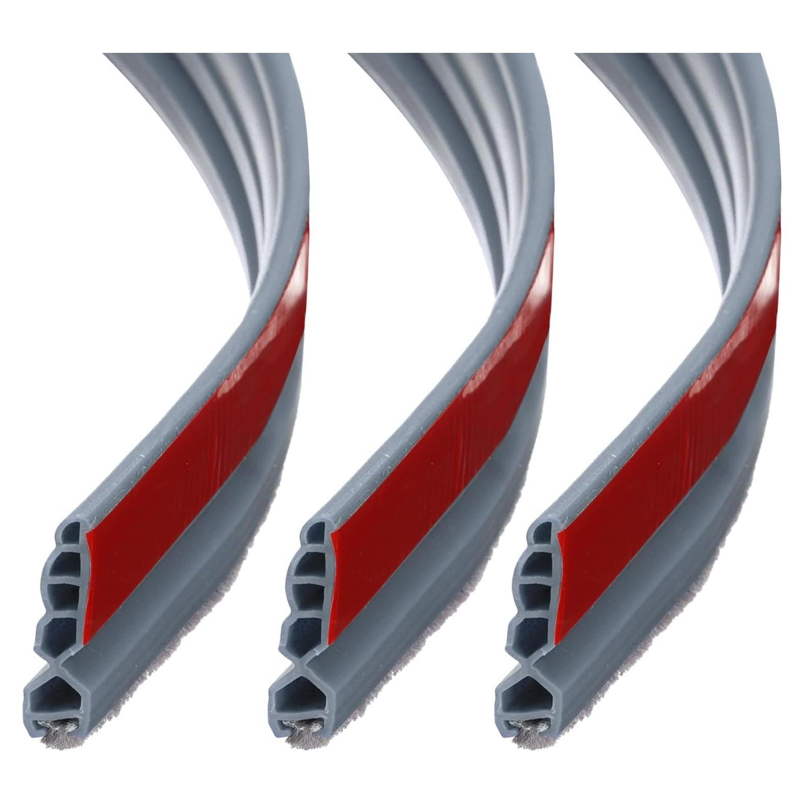 Tapón de Corrientes de Aire uxcell 3pcs 1m Gris para Puertas