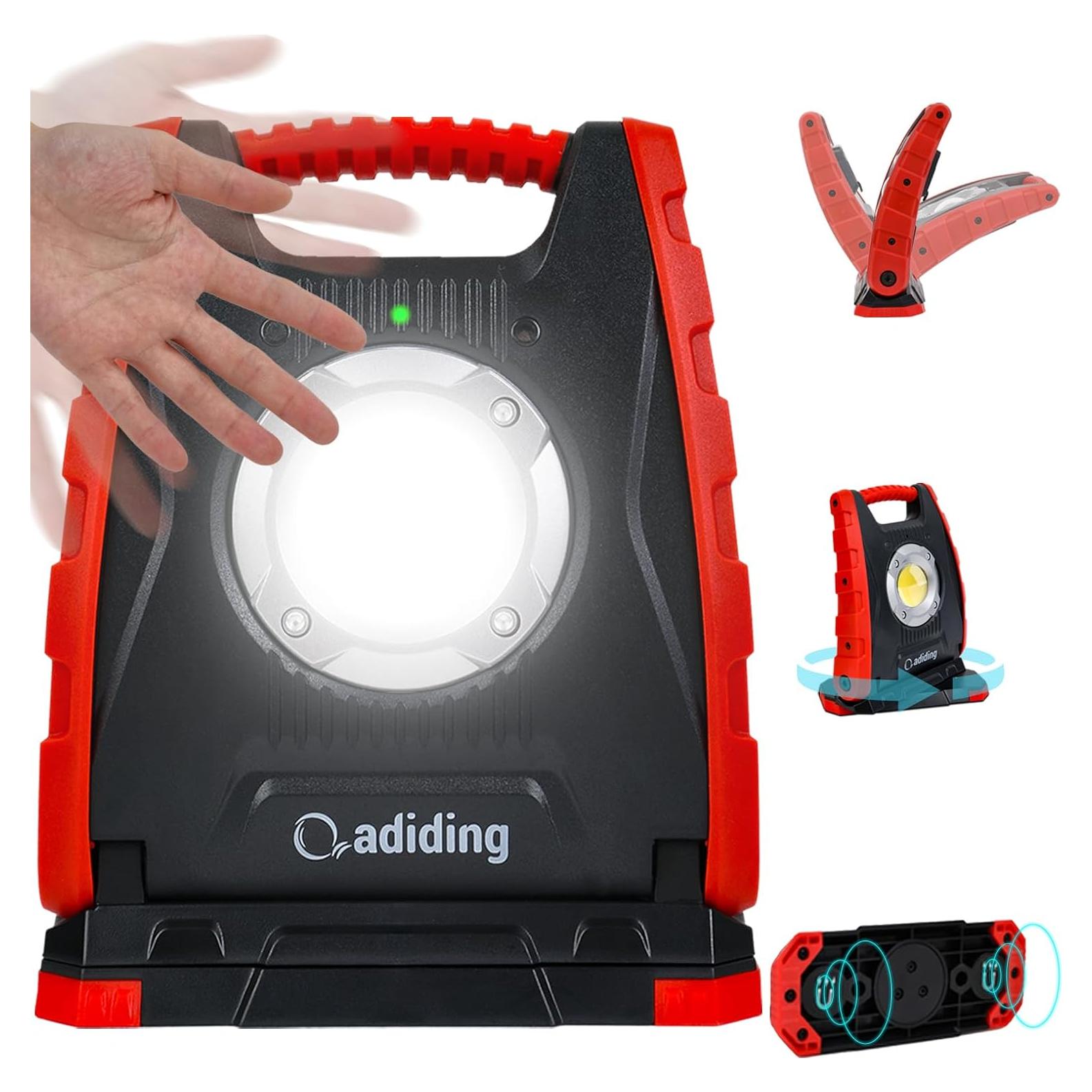 Luz de Trabajo LED Adiding 4400mAh Magnética 360°