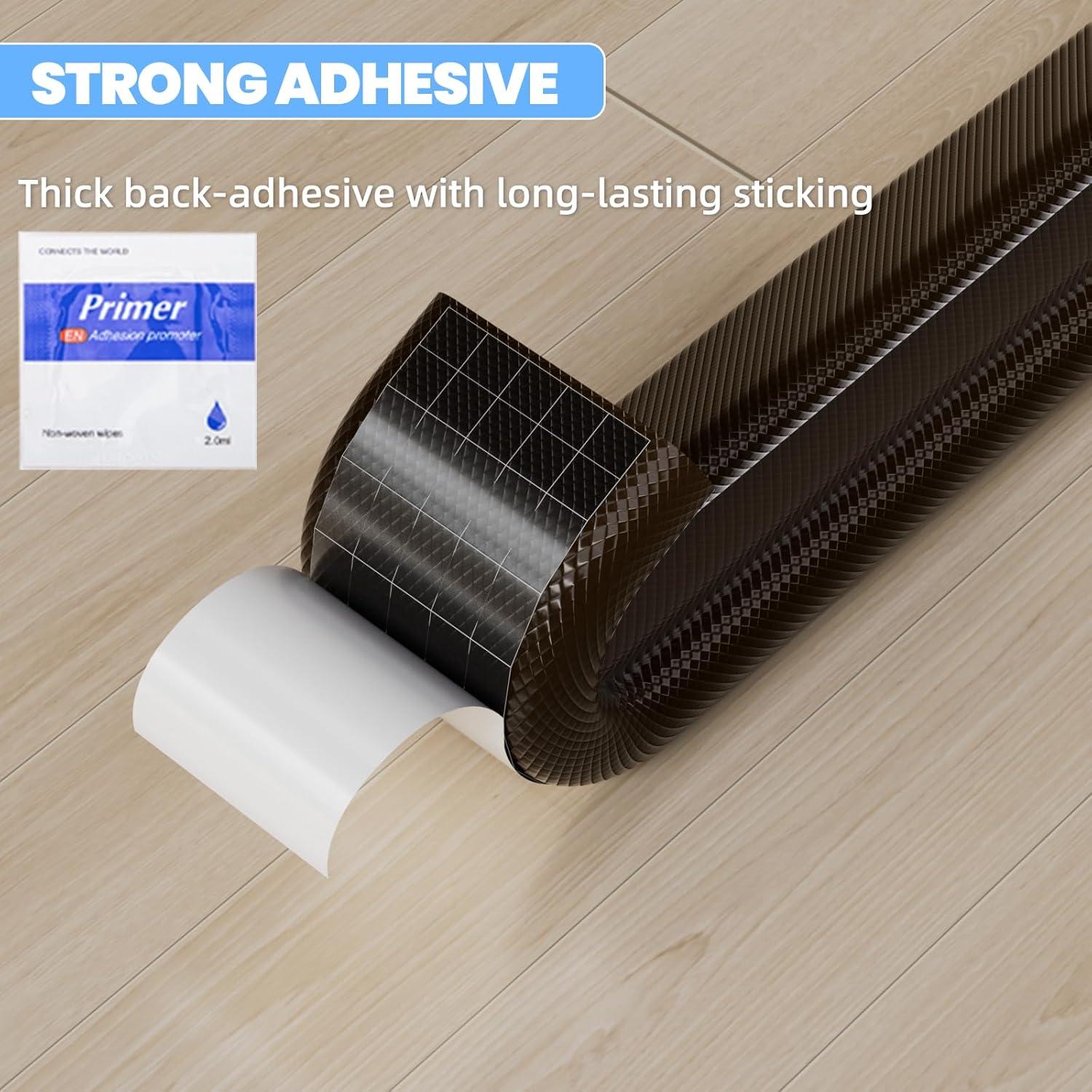 Tira de Sellado KAYLEINSTER 10m Aislante Acústico Negro