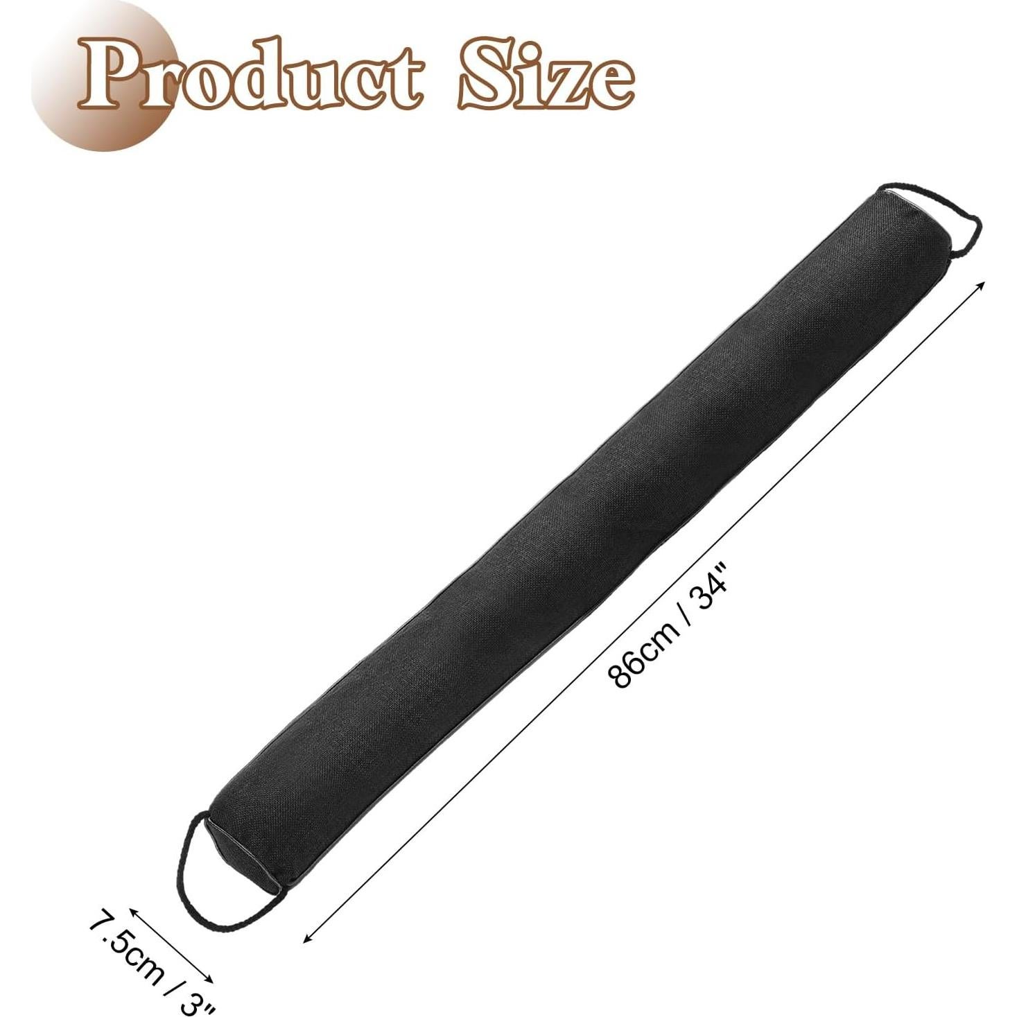 Barrera de Puerta uxcell 86 cm Aislante de Corrientes de Aire