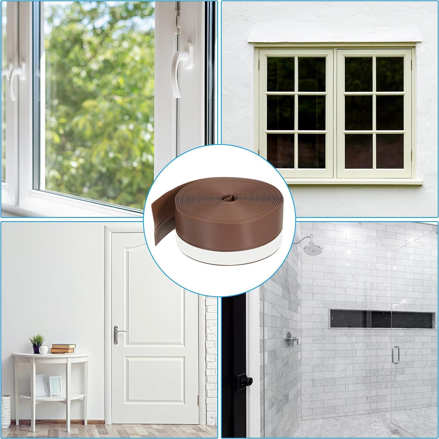 Tira de Sellado de Silicona PATIKIL 10M 45MM Aislante Marrón