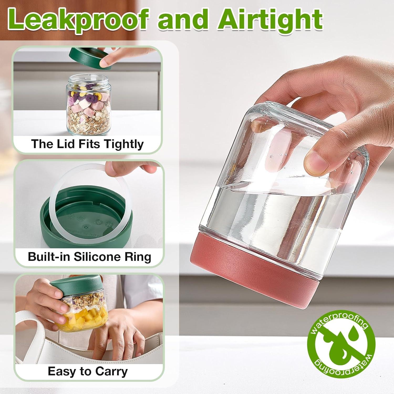 Juego de 8 Tarros de Vidrio Mason con Tapas 16 oz y 10 oz