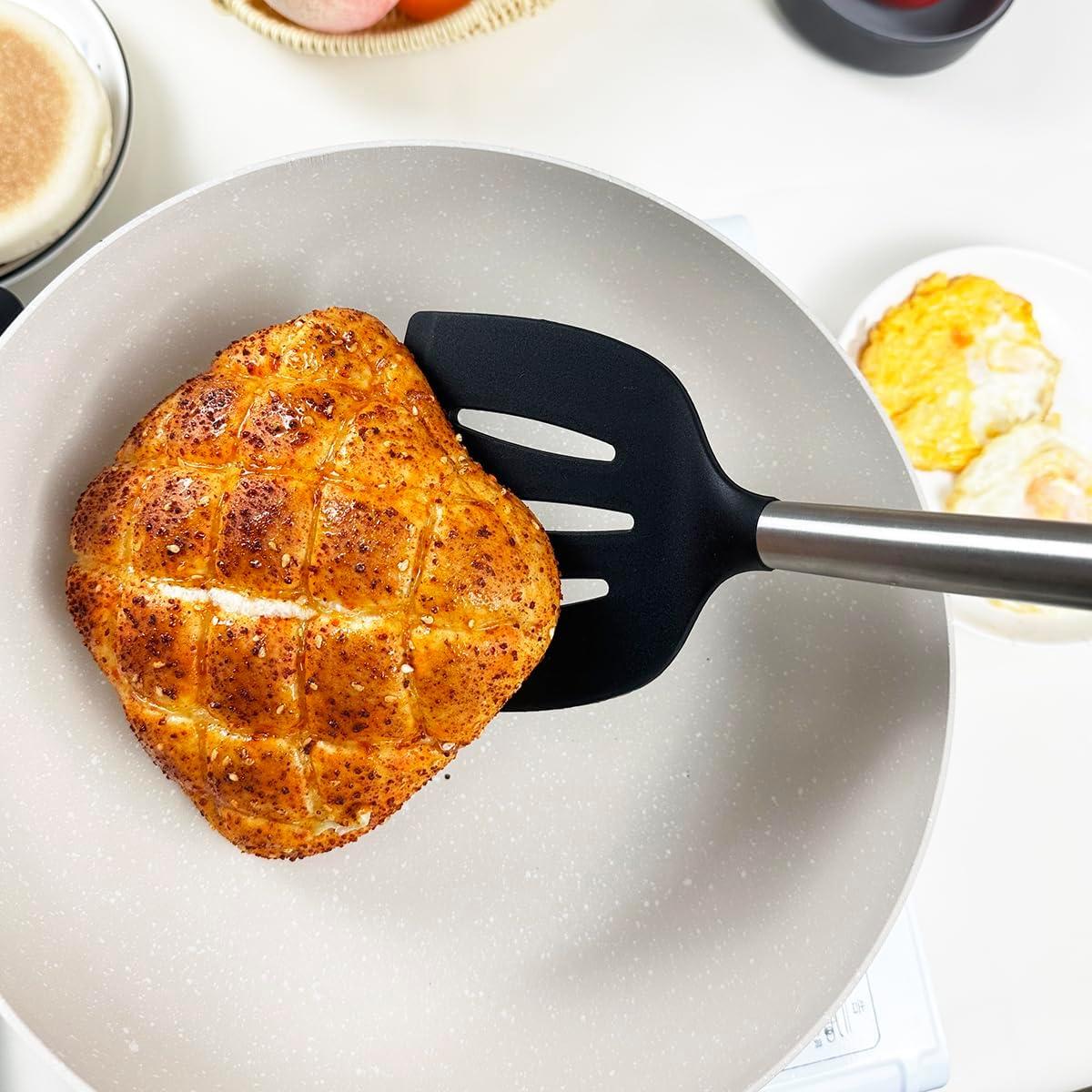 Juego de Espátulas de Silicona KLAQQED 3 Piezas Resistente al Calor