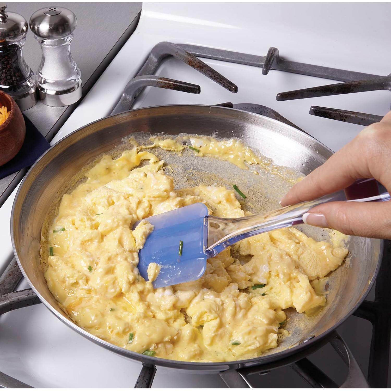 Juego de Espátulas de Silicona Wilton Easy Flex 3 Piezas Azul