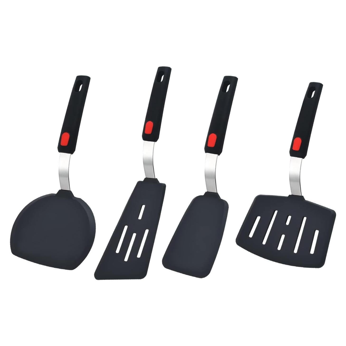 Juego de 4 Espátulas de Silicona Wiztoynia Resistentes al Calor