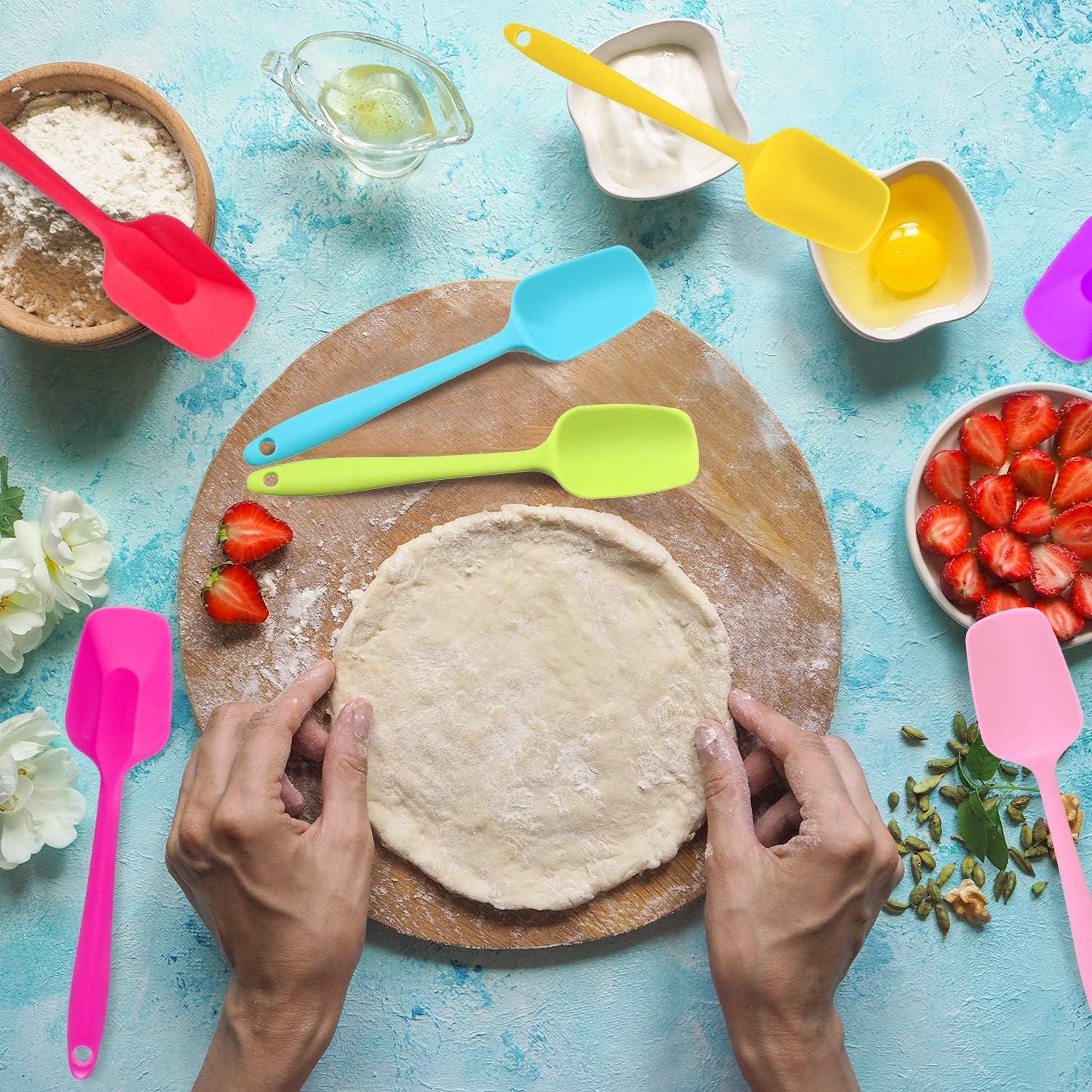 Espátulas de Silicona Patelai, 7 Piezas 20.8 cm Antiadherentes