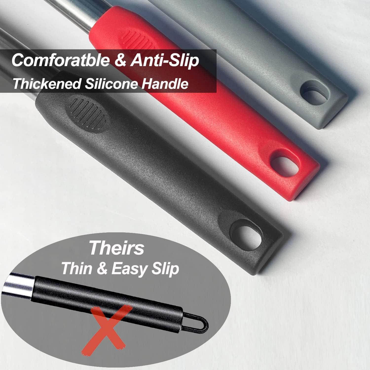 Conjunto de 2 Espátulas de Silicona VOVOLY con Mango de Acero