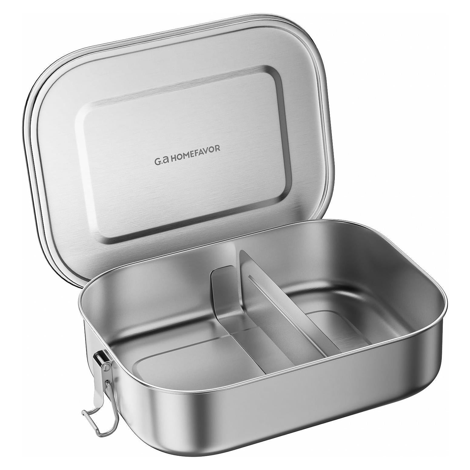 Caja de Almuerzo de Acero Inoxidable G.a HOMEFAVOR 1200 ml