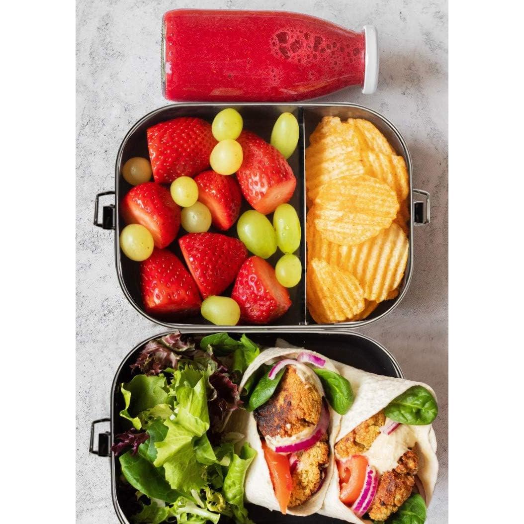 Caja de Almuerzo de Acero Inoxidable G.a HOMEFAVOR 1200 ml