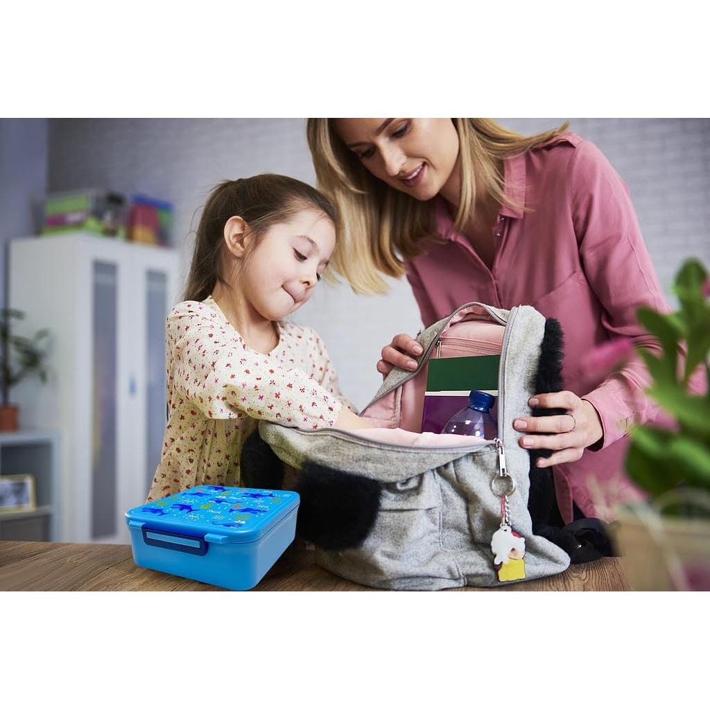 Caja Bento Ielek para Almuerzo 1600ml - 4 Compartimentos Aislada