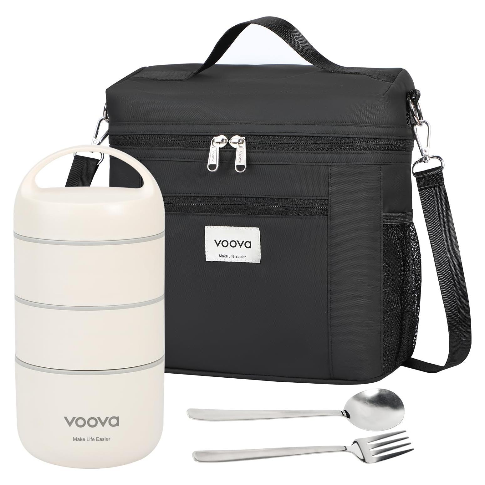 Caja Térmica Apilable Voova de Acero Inoxidable 1.6L