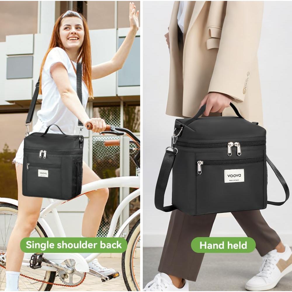 Caja de Almuerzo Voova Acero Inoxidable 1200ml a Prueba de Fugas