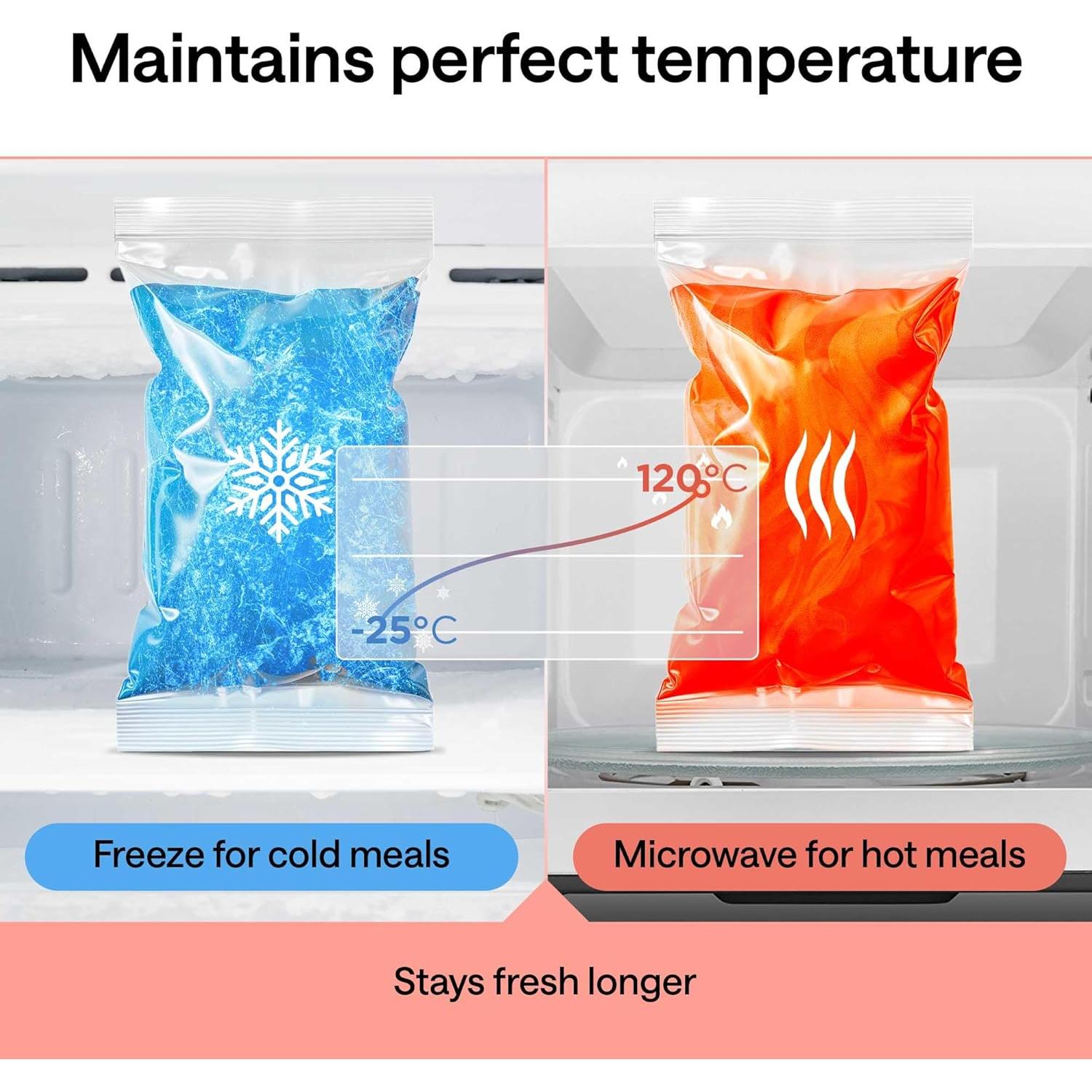 Caja Bento WONDER FAMILY Naranja 5 Compartimentos 690 ml