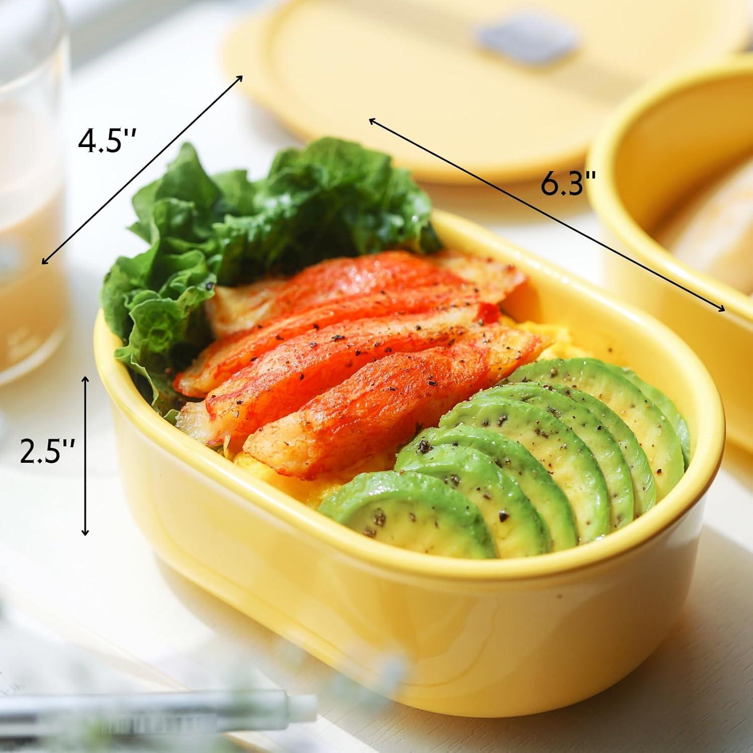 Contenedor de Alimentos Cerámica Buydeem 0.5L Verde Cálido