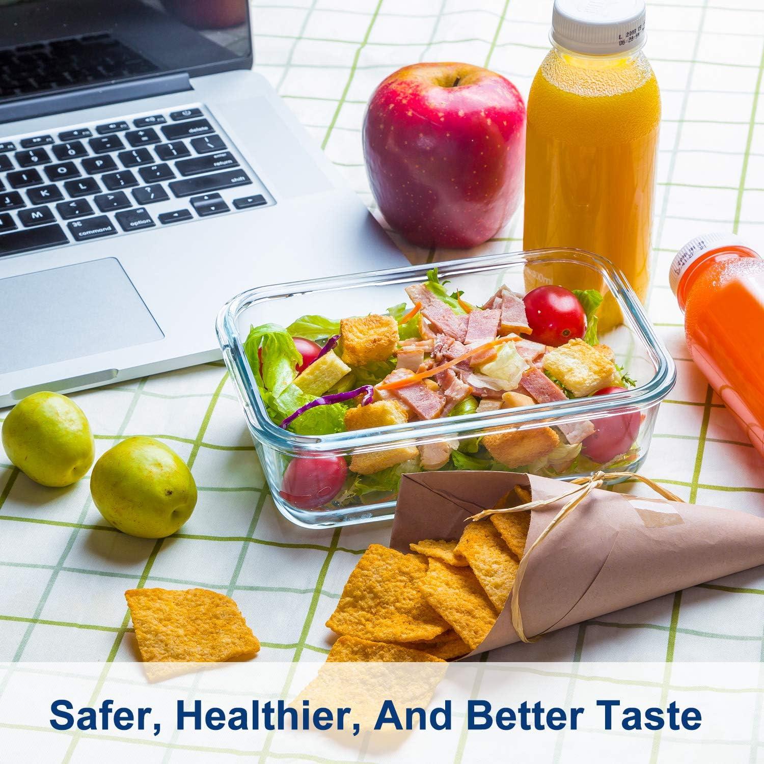 Set 8 Contenedores de Vidrio Herméticos BAYCO 880ml