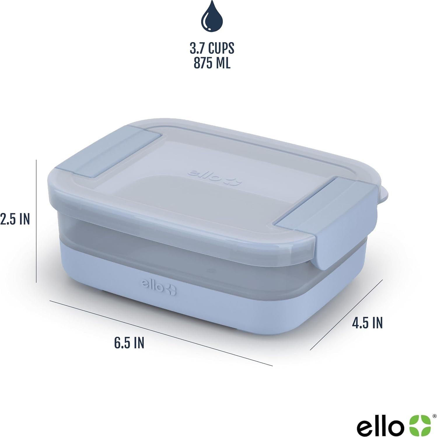 Juego de Contenedores de Alimentos Ello 5 Piezas 3.7 Tazas