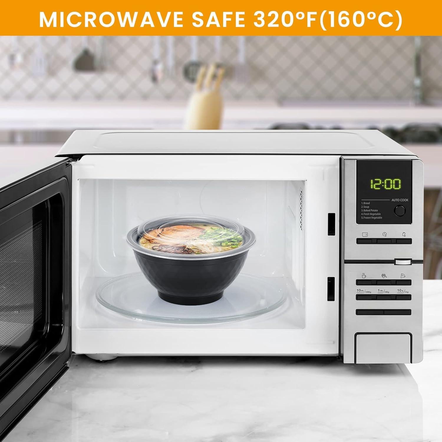 Tazones de Preparación de Comidas Kitch’nMore 36 oz 30 Pack