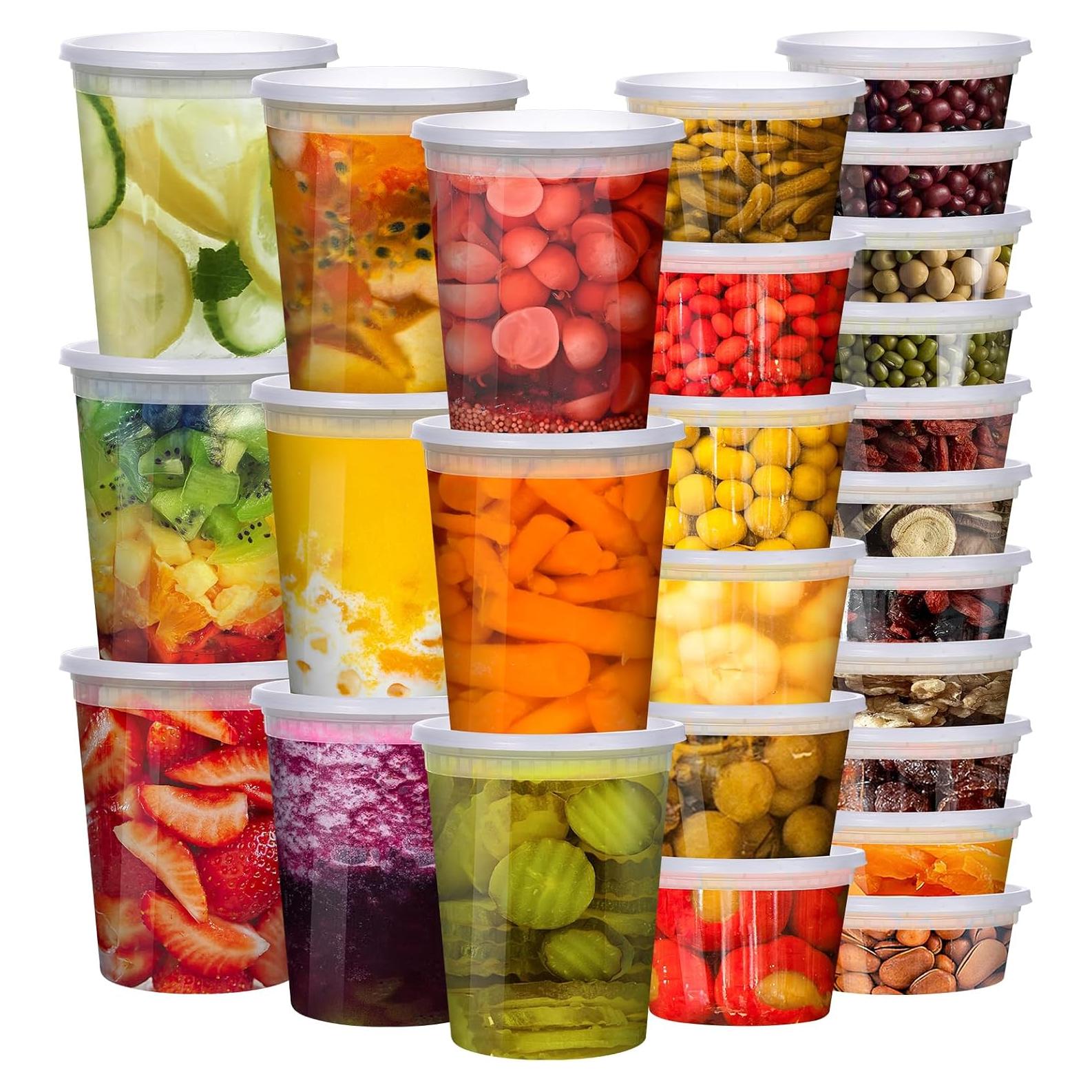 Contenedores Deli VIVIGU 48 Juegos 0.24-0.95 L A Prueba de Fugas